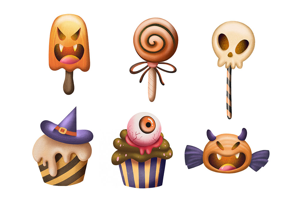 Halloween Candy Candies Halloween Food PNG Clipart