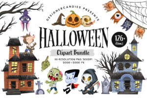 Halloween PNG Clipart Illustrations