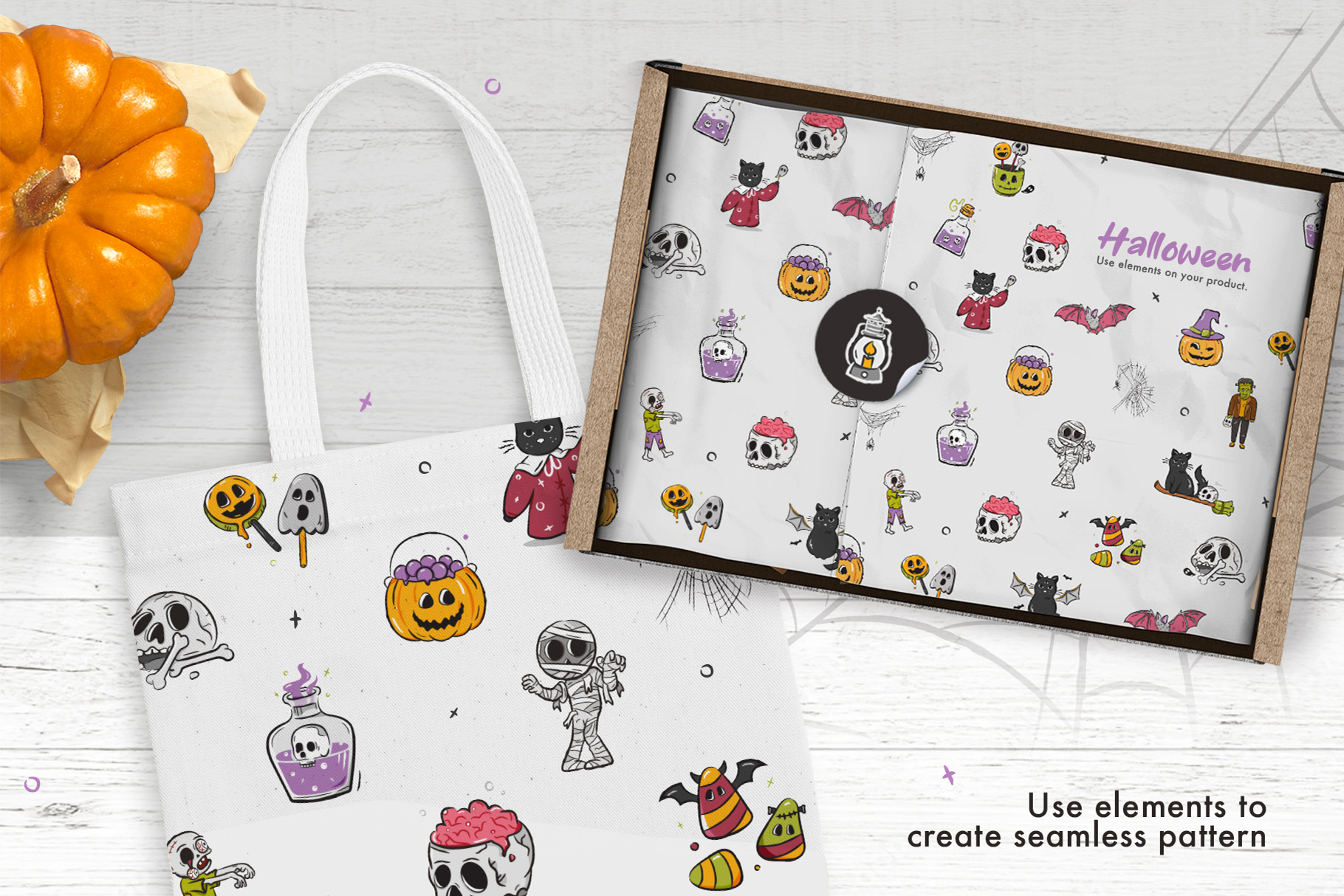 Halloween Graphics & Vector Clipart Illustrations