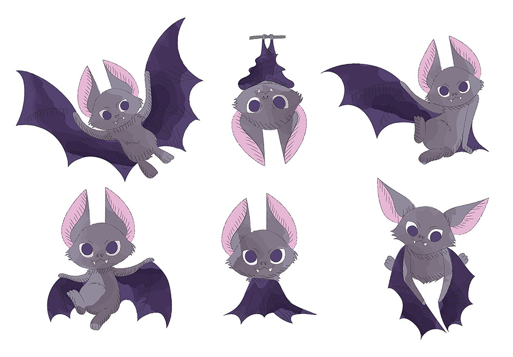Vampire Bat PNG Clipart Vector Illustration