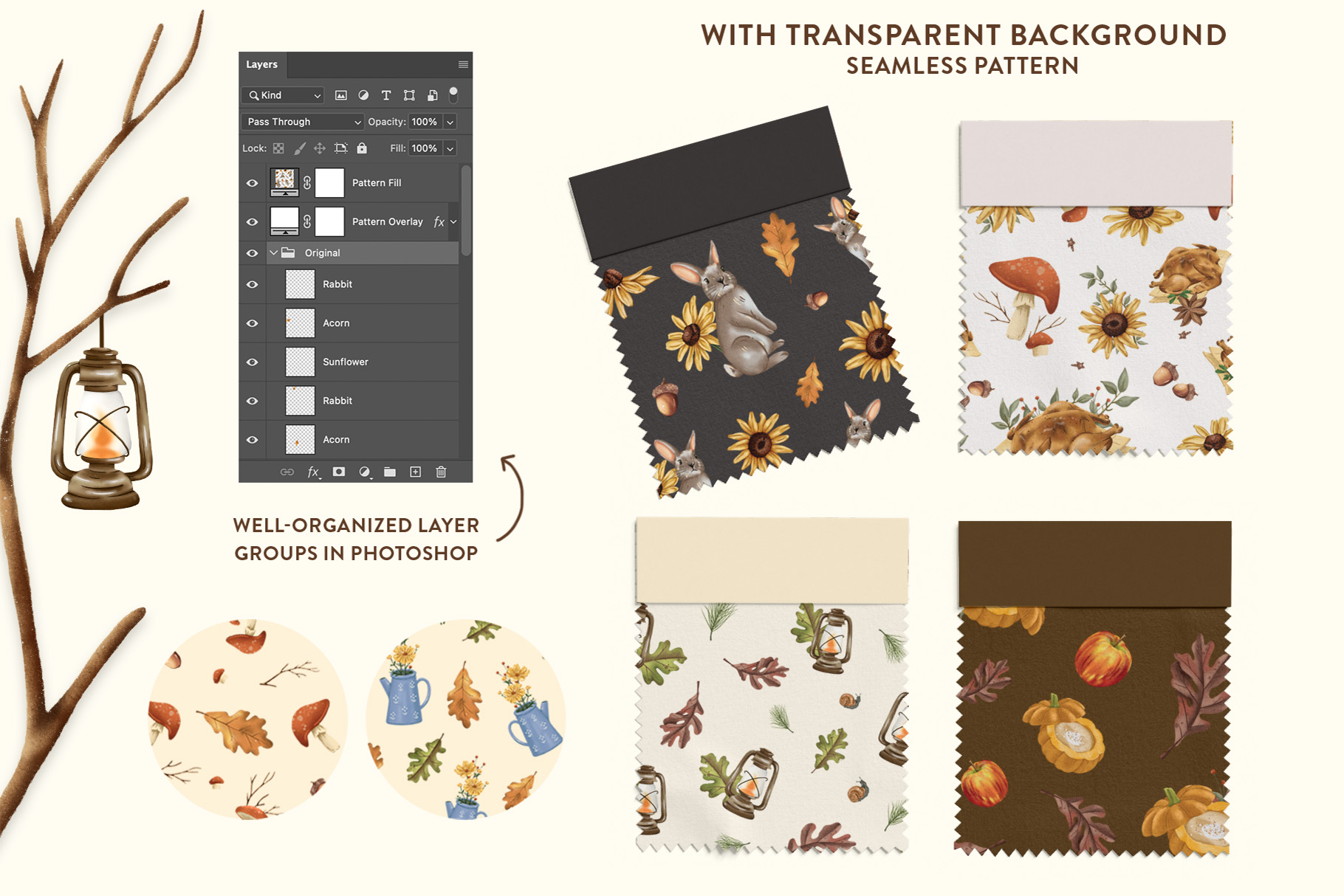 Autumn Graphics Pack (PSD, PNG Format)