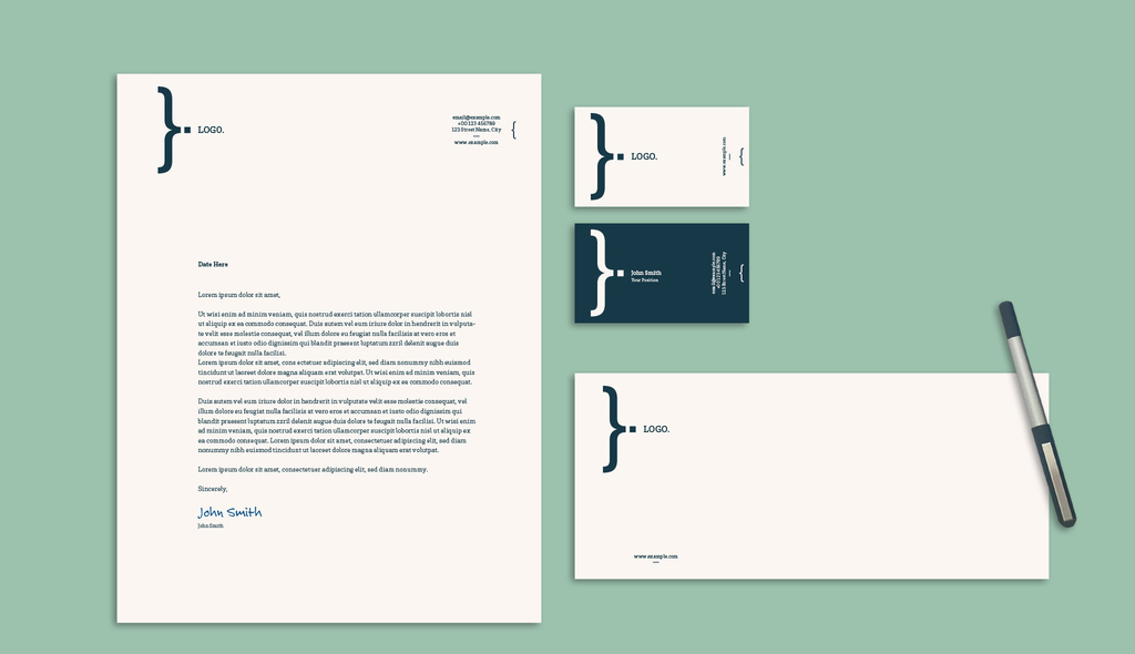blue-and-white-stationery-set-illustrator