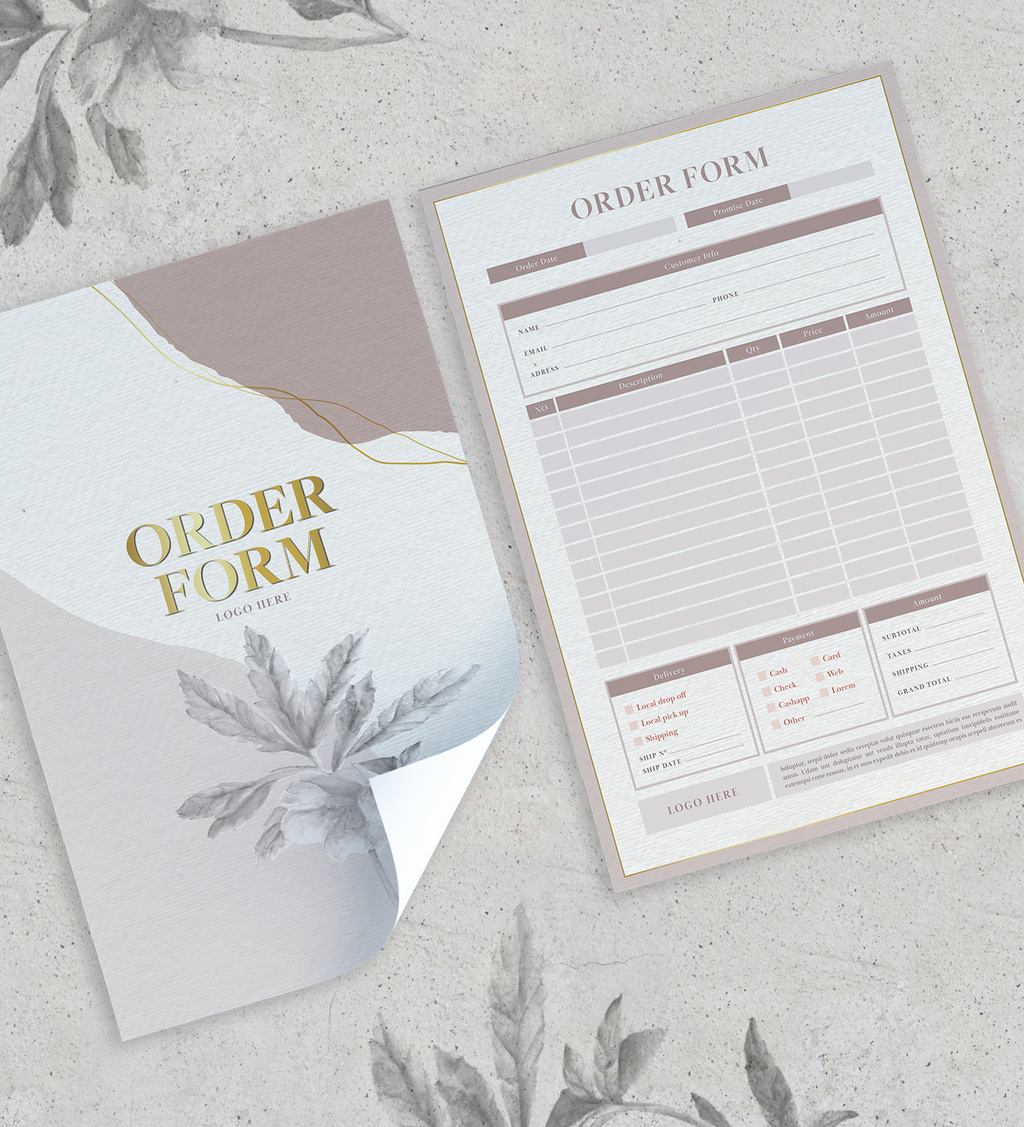 minimal-style-nude-color-order-form-indd