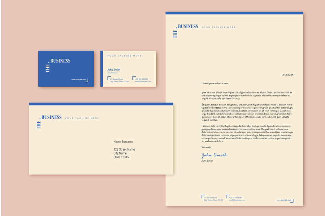 stationery-set-with-blue-elements-indd