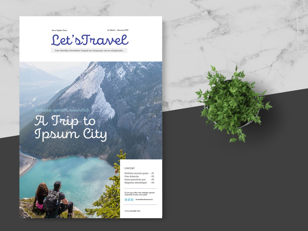 travel-newsletter-with-blue-accents-indd