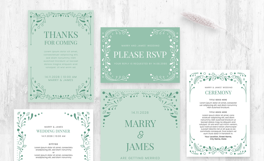 wedding-suite-layout-mint-green-set-illustrator