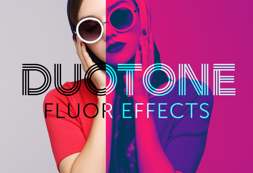Bright Duotone Effect (PSD Format)