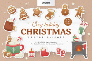 Christmas Illustrations Pack *AI, EPS, PNG Format(