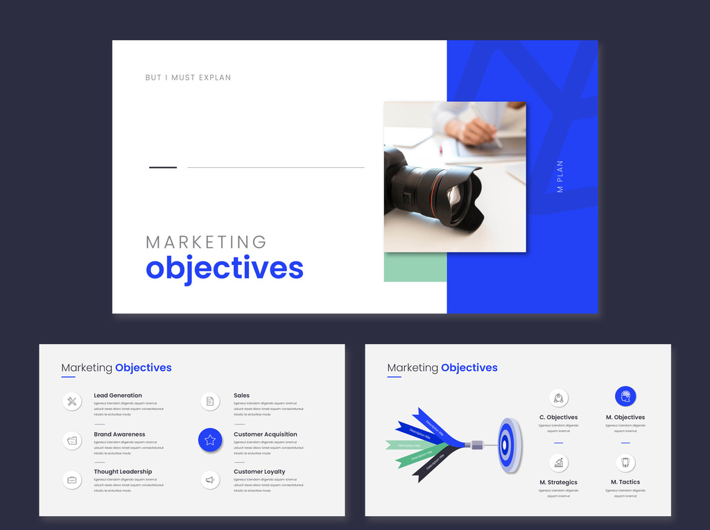 Marketing Plan Presentation Layout (INDD Format)