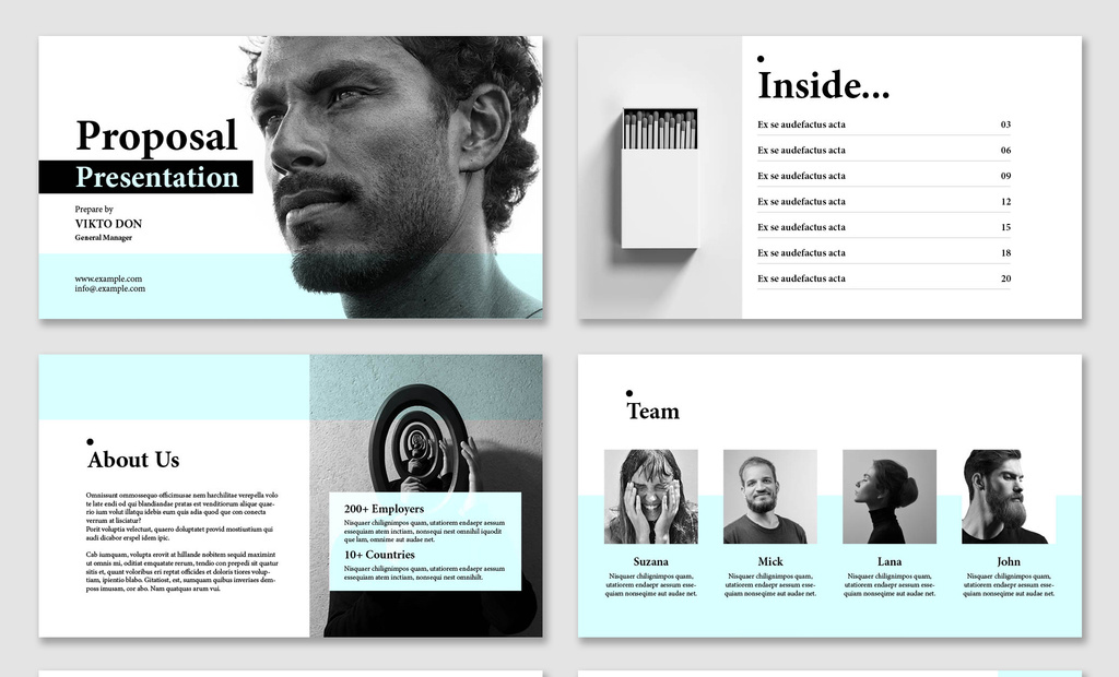 Minimal Project Proposal Layout (INDD Format)
