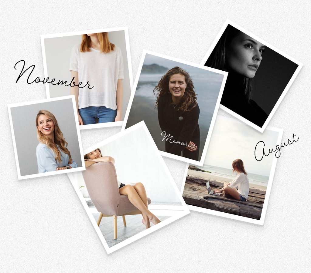 Photo Collage Mockup (PSD Format)