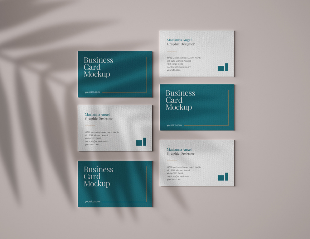 Premium Business Card Mockup (PSD Format)