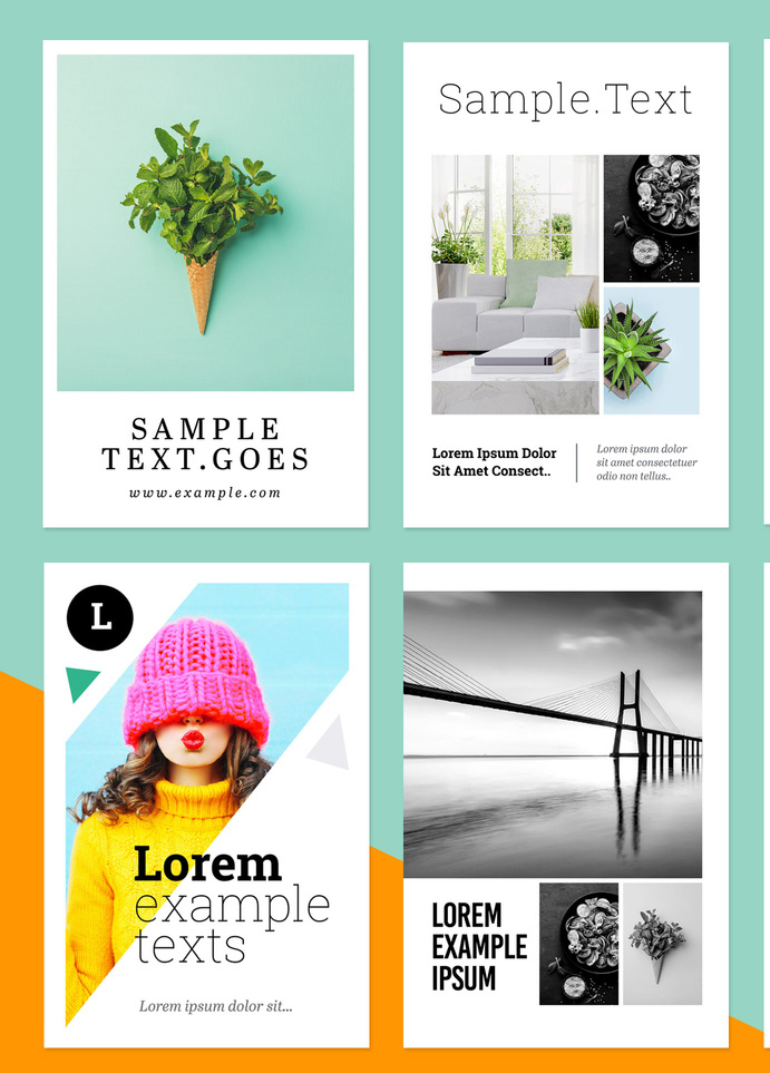 Social Media Promotional Banner Layout Set (AI Format)