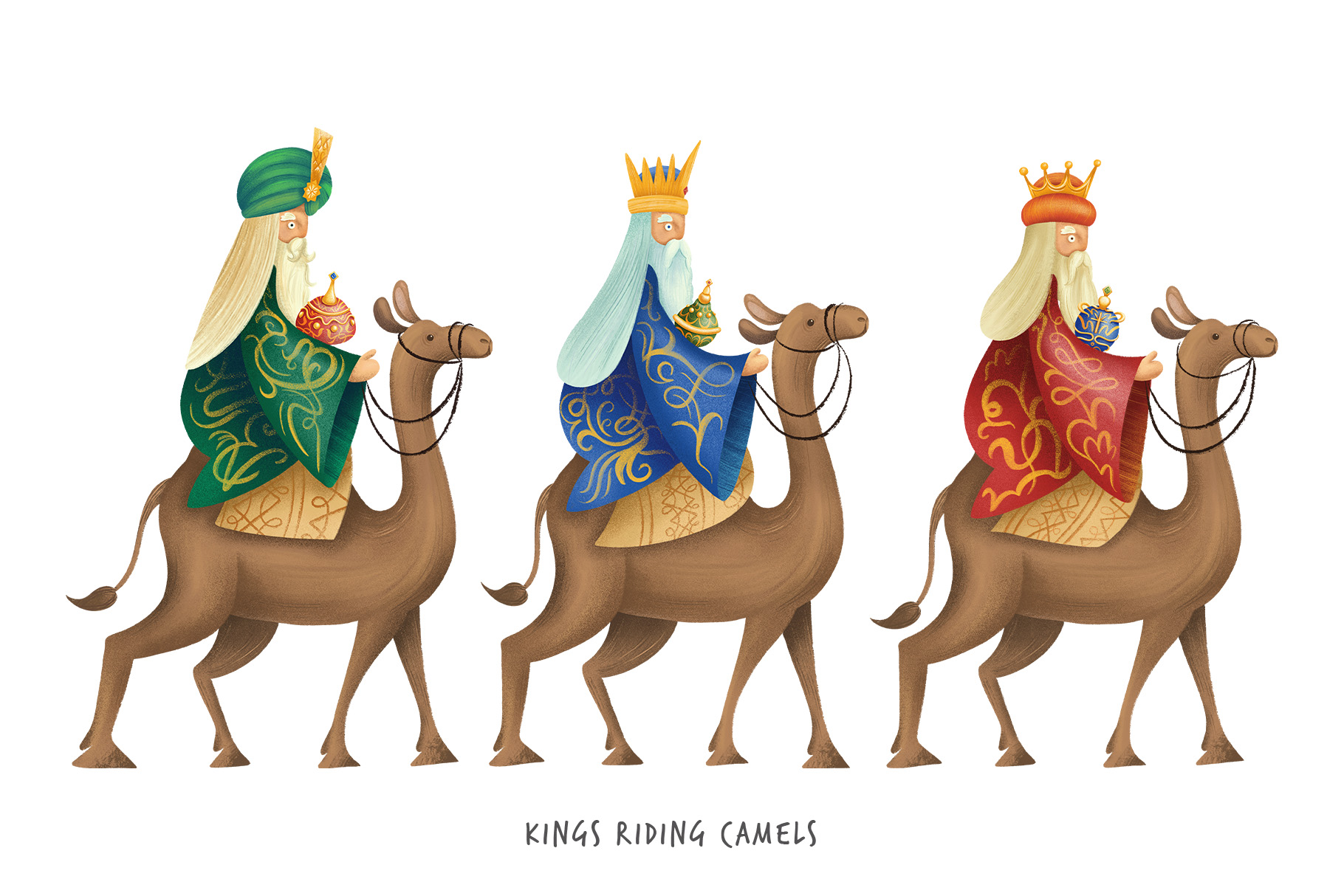 Christmas Nativity Clipart Illustrations