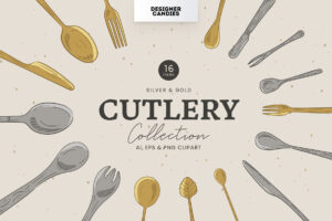 Cutlery Illustrations (AI, EPS, PNG Format)