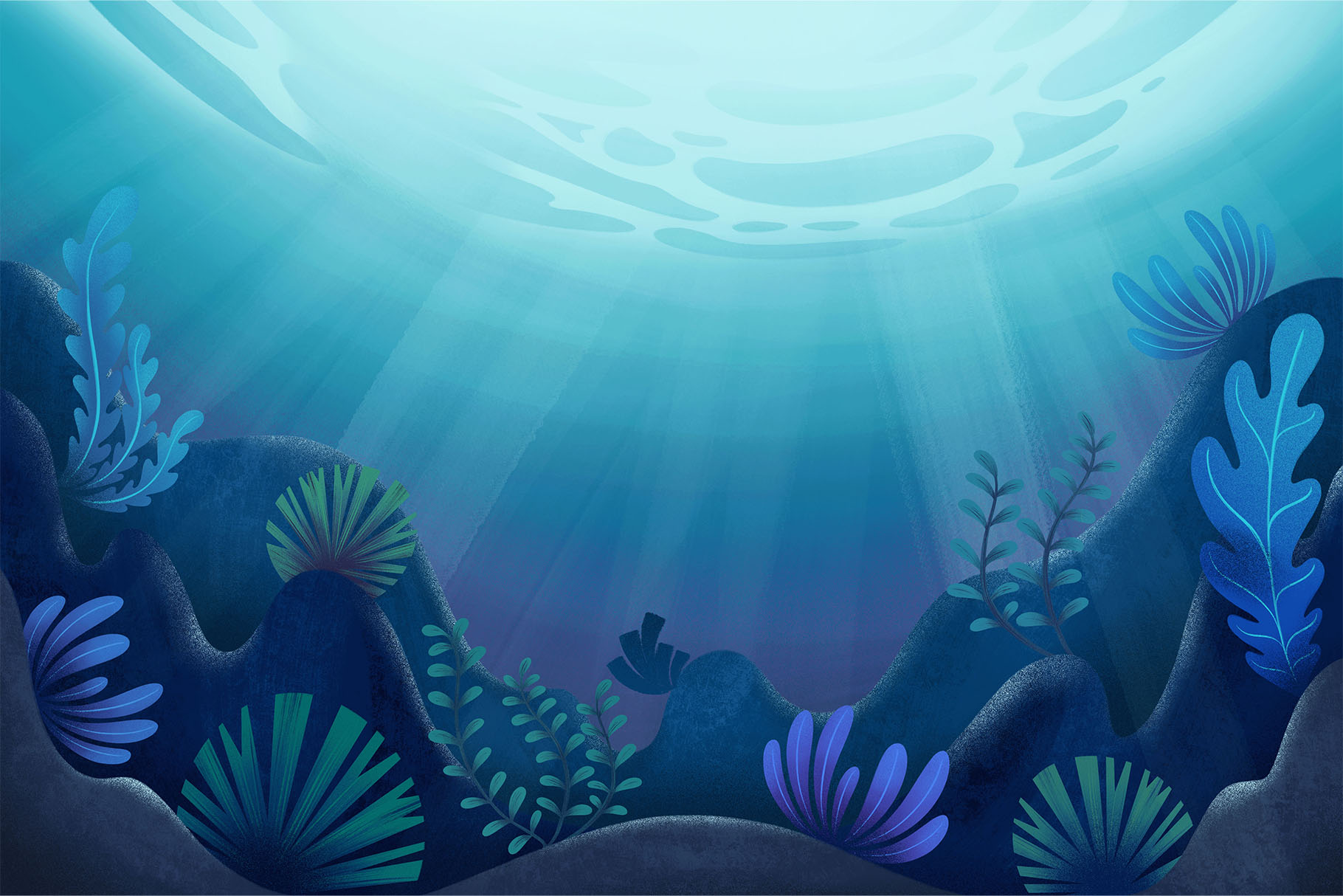 Seascape Background Illustrations (PNG, JPEG Format)