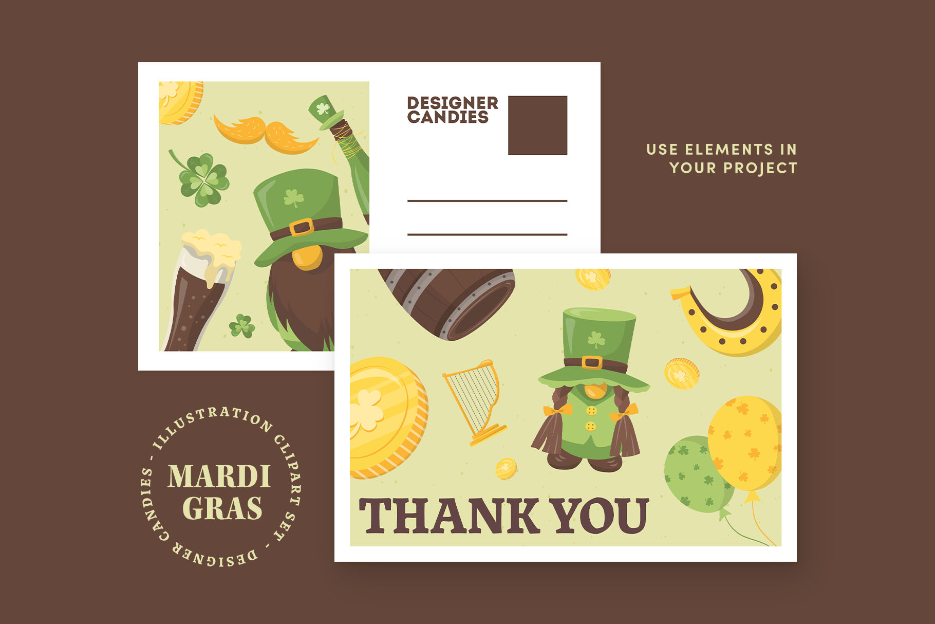 St Patrick's Day Illustrations (EPS, PNG, AI Format)