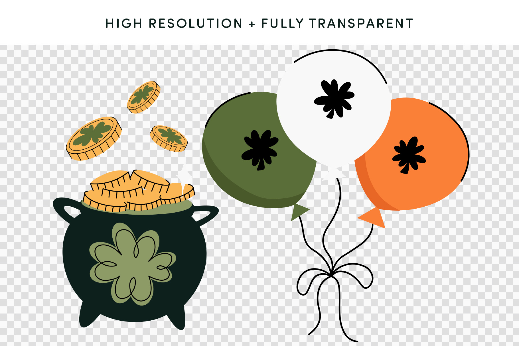 St. Patrick's Day Illustrations (AI, EPS, PNG Format)