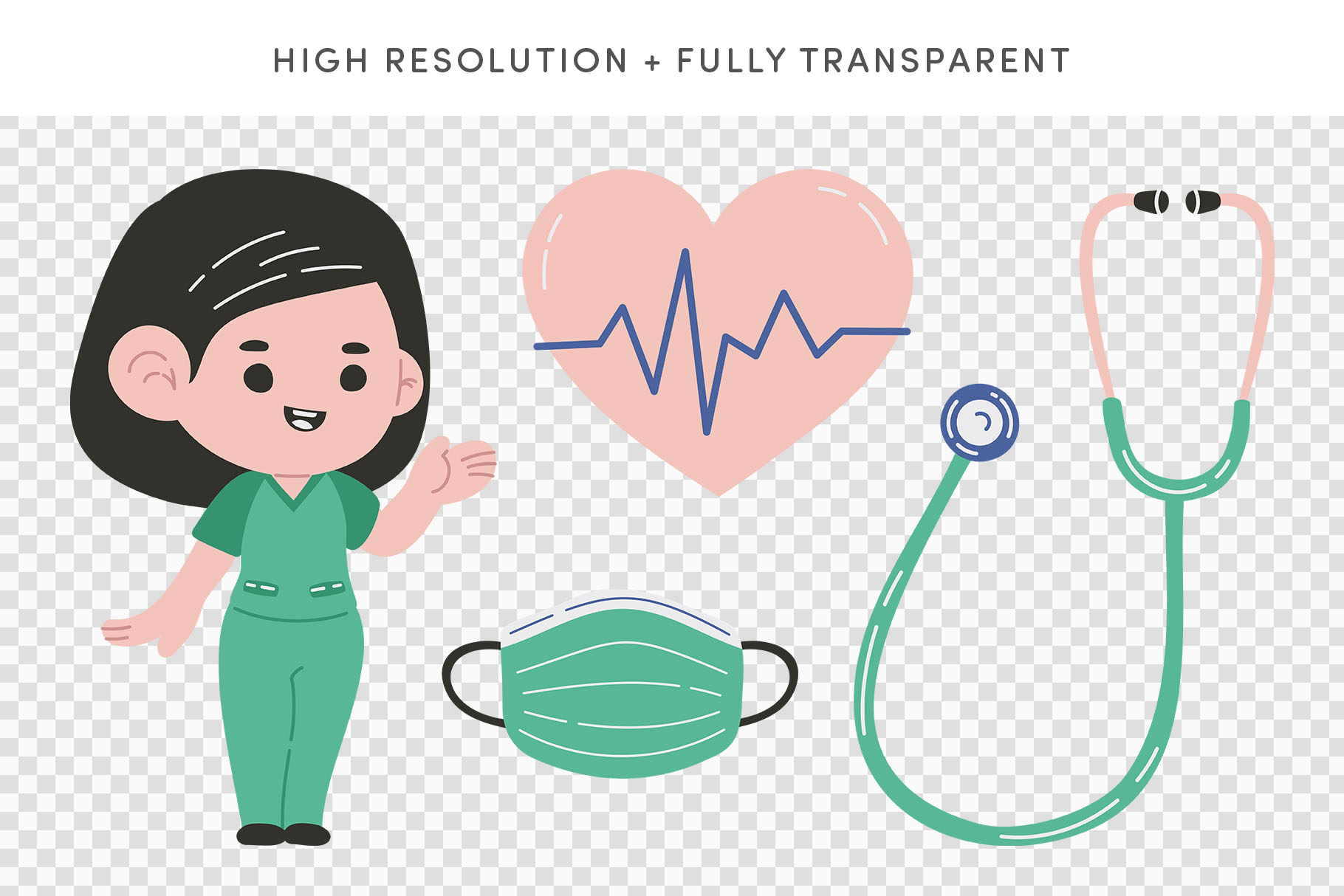 Medical Illustration Mini Pack (EPS, PNG, AI Format)
