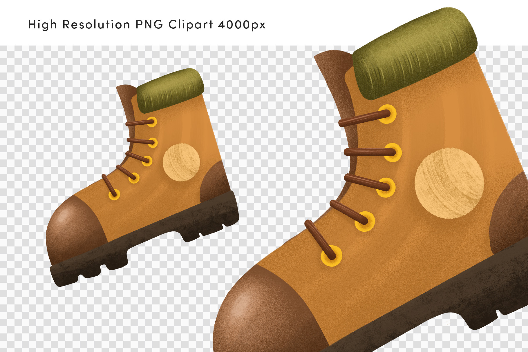 Outdoor Adventure & Survival Illustration Set (PSD, PNG Format)