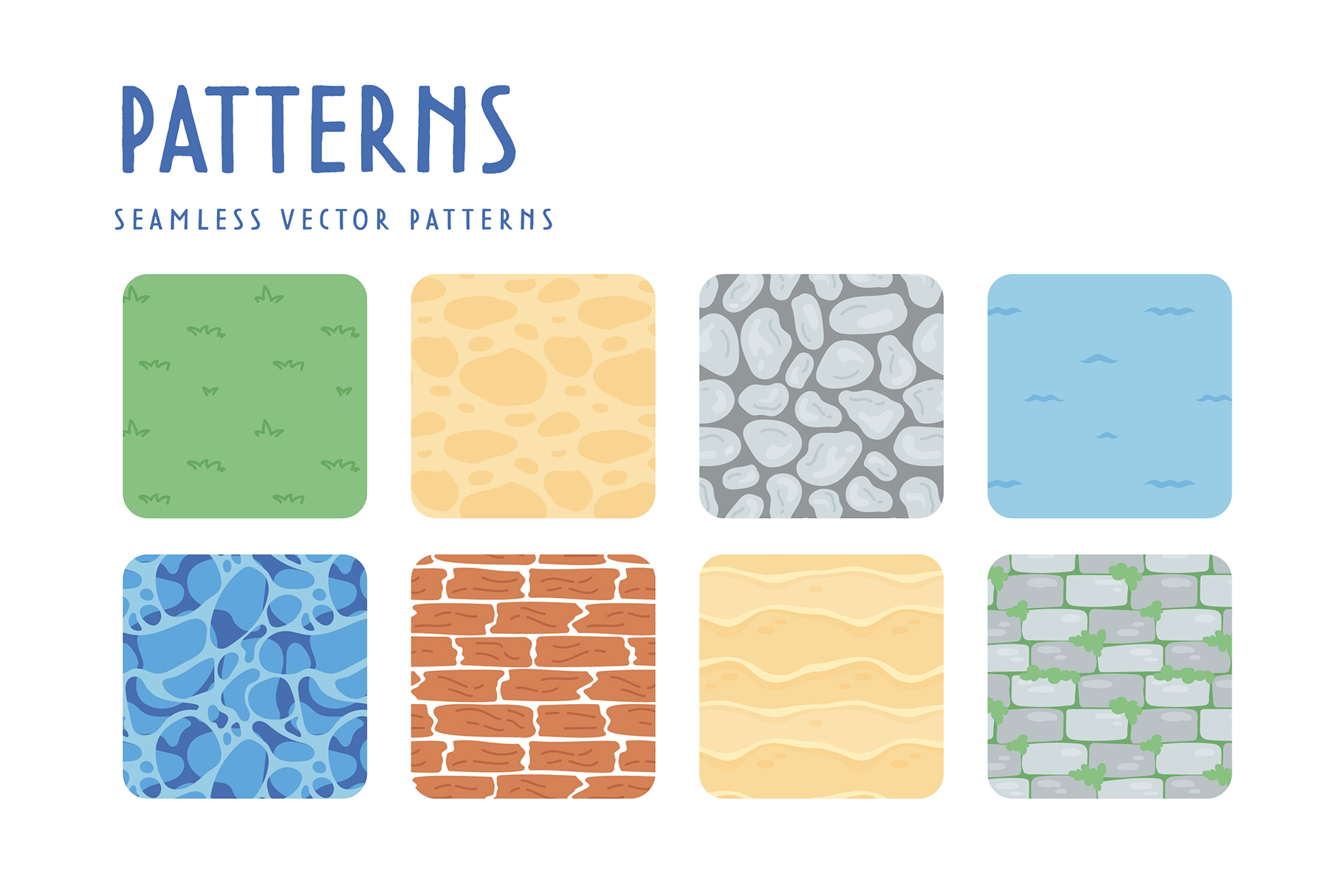 Cute Map Creator Kit (AI, EPS, PNG Format)