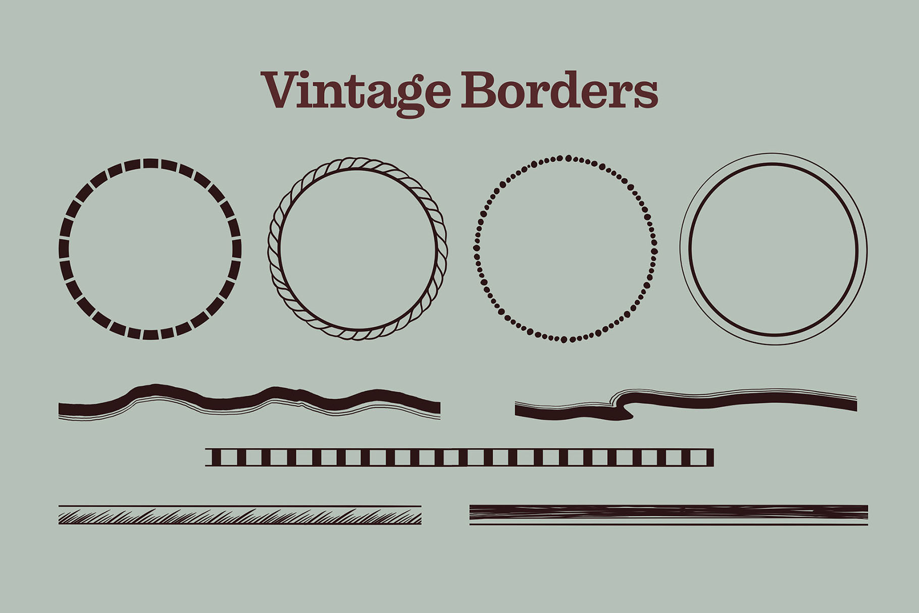 Vintage Map Creator Kit (PSD, PNG, PAT Format)