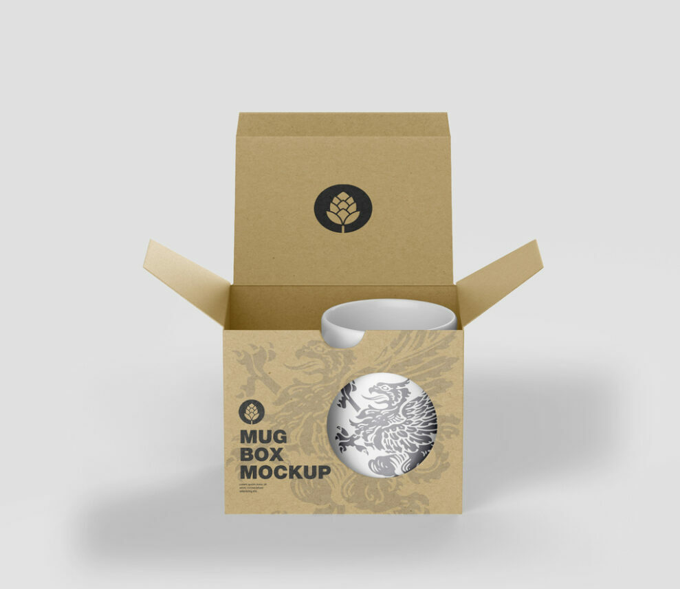 cardboard-box-with-mug-mockup-psd