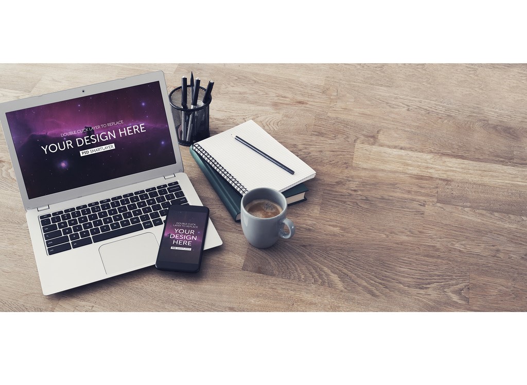 /laptop-and-smartphone-mockup-psd