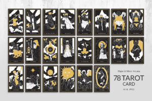 Tarot Card Illustration Set (AI Format)