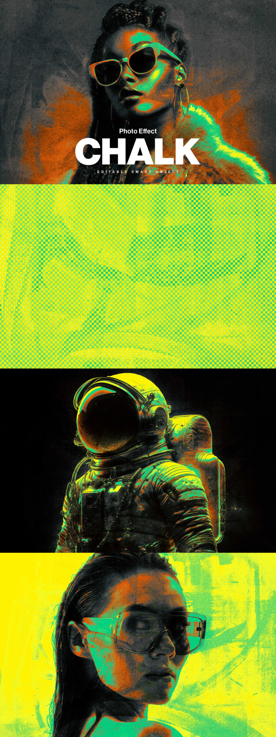Chalk Photo Effect in PSD for Photoshop