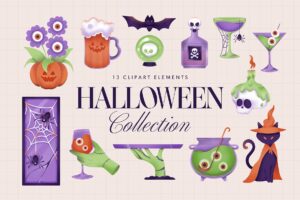 Halloween Clipart Illustration