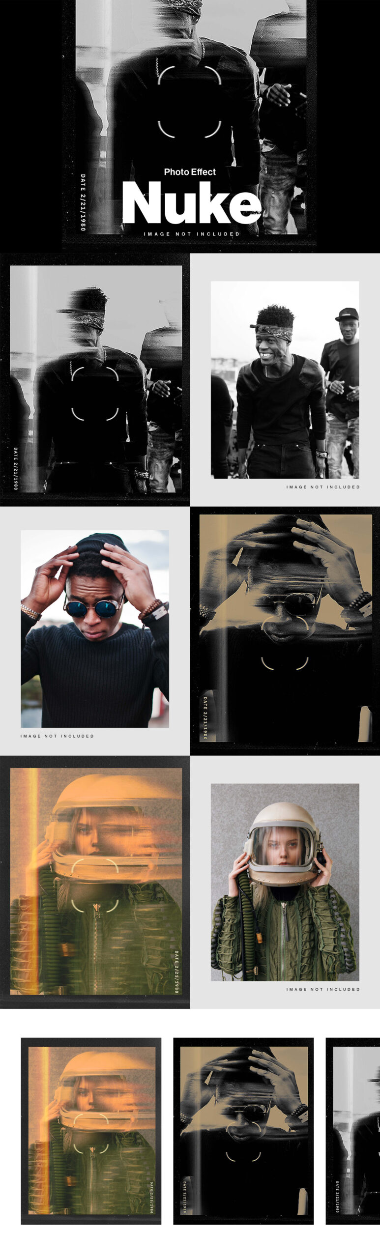Nuke Photo Effect in PSD format