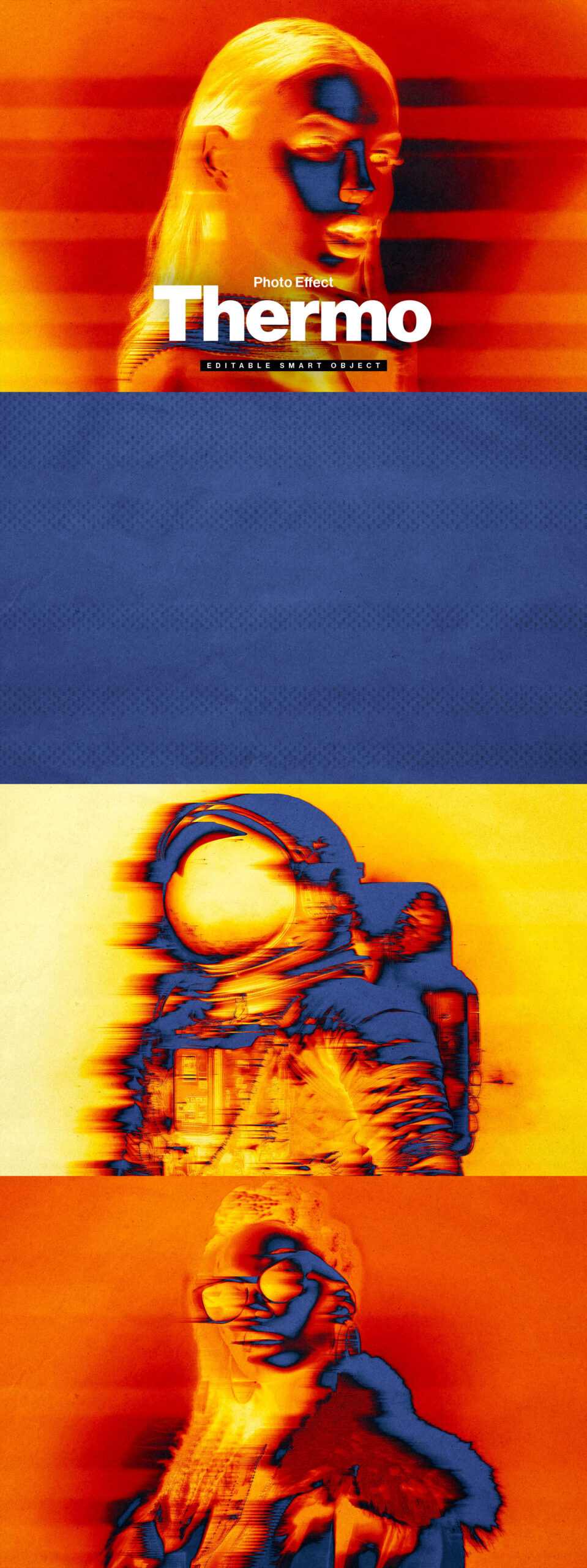 Thermal Photo Effect in PSD for Photoshop