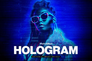 Hologram Photo Effect in PSD