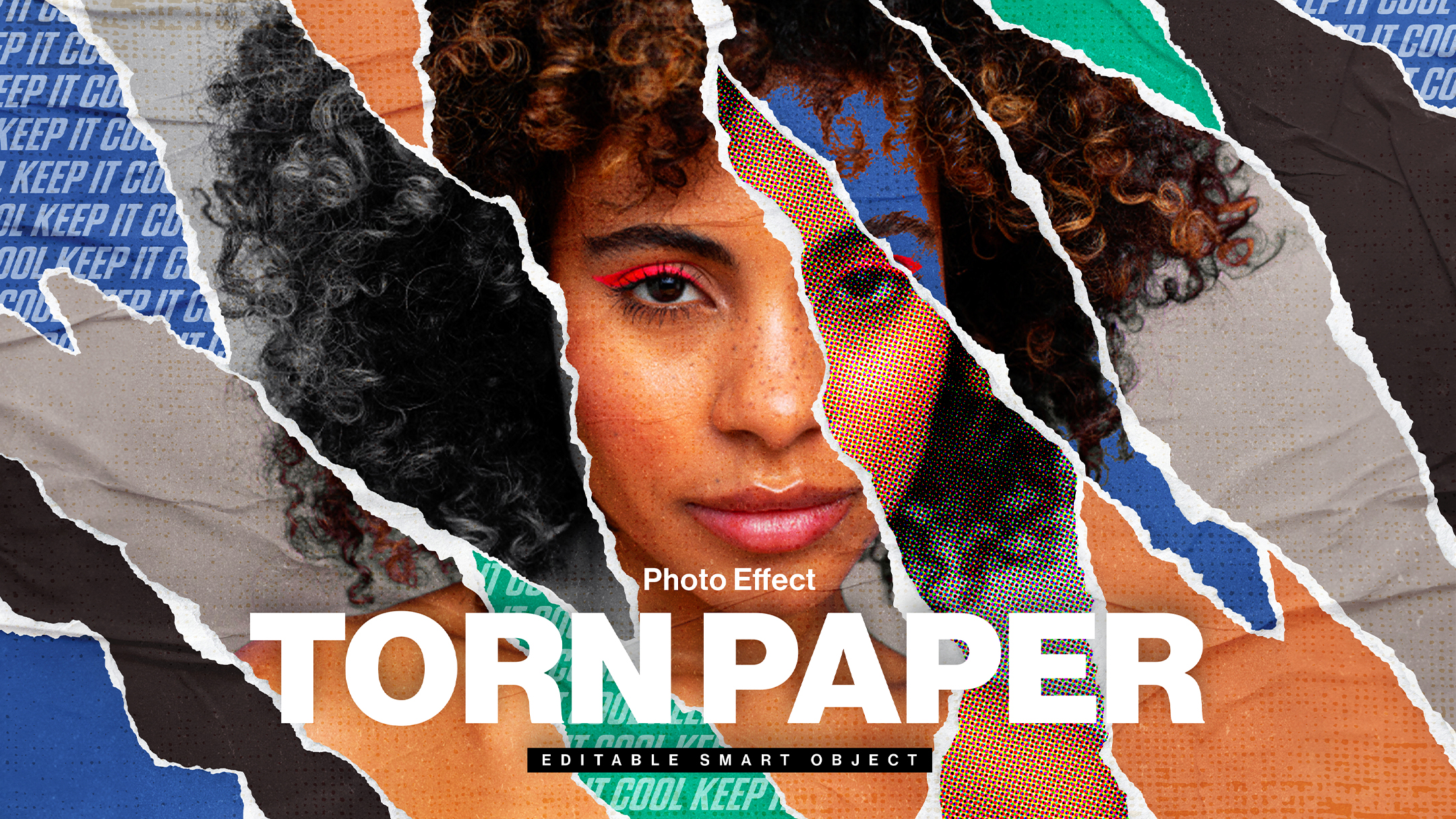 Torn Paper Mockup Template in PSD