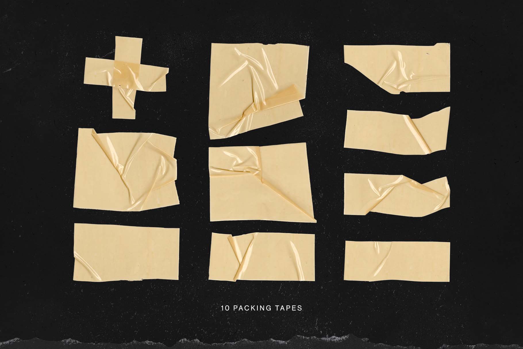 Sticky Tapes Graphics Pack in PSD PNG