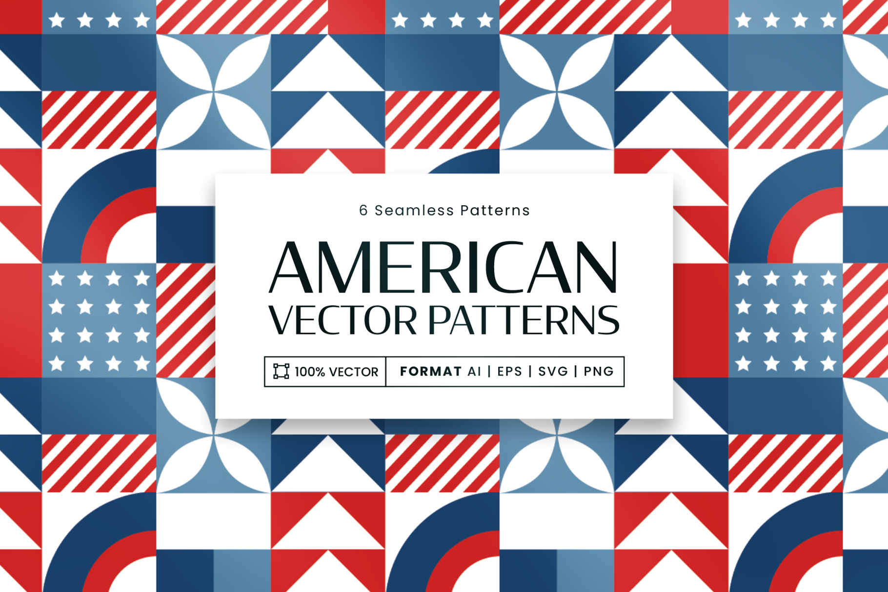 American Patterns in AI EPS PNG & SVG