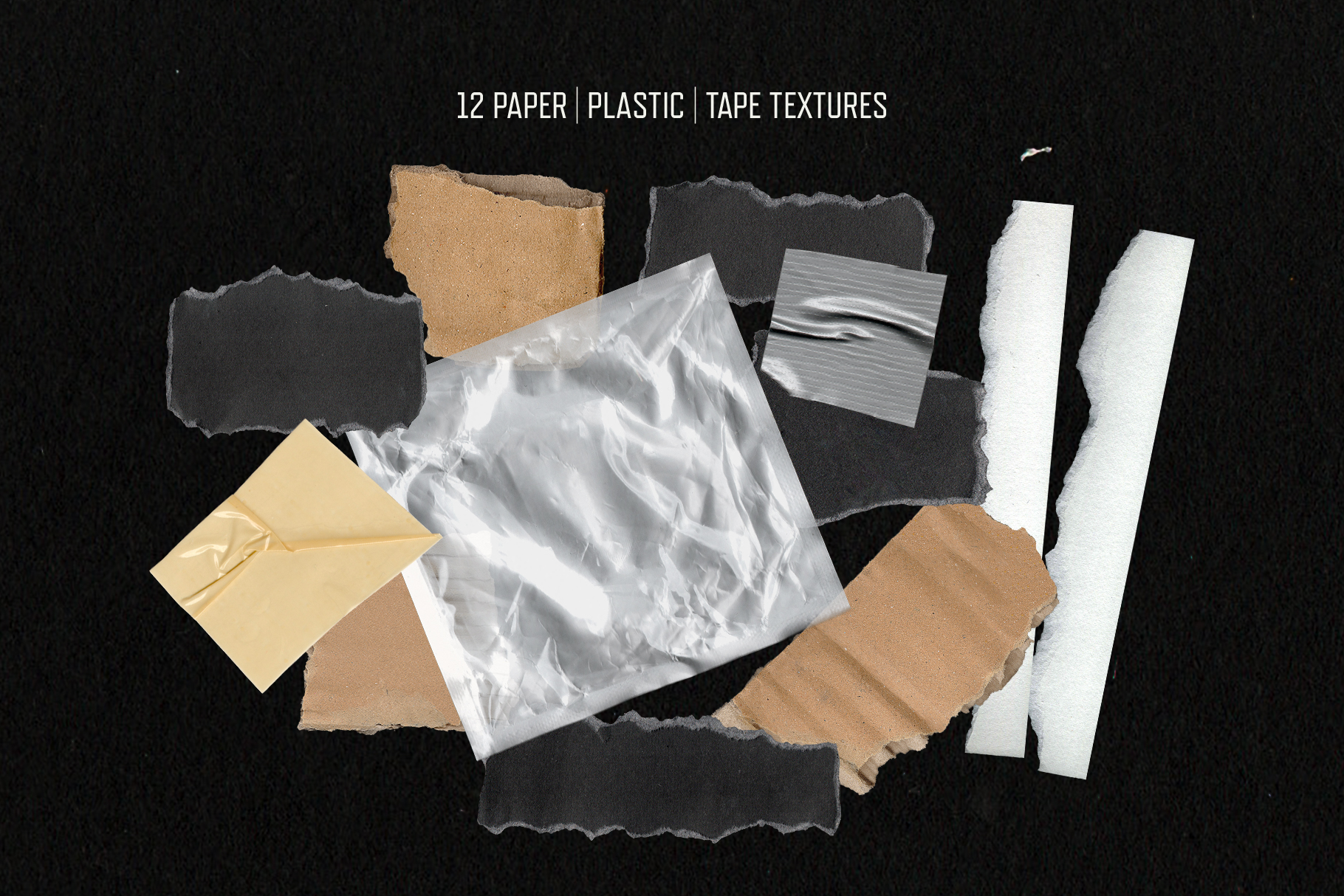 Ransom Note Letters Set in PSD PNG PAT