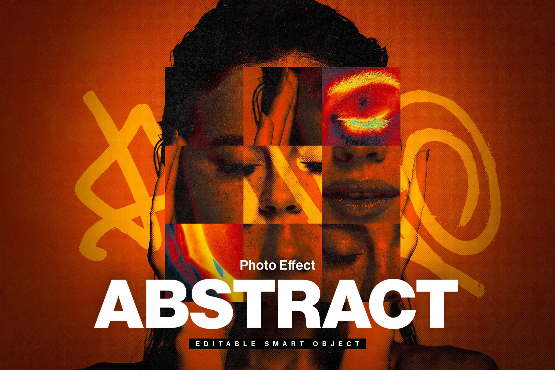 Abstract Photo Effect in Photoshop PSD