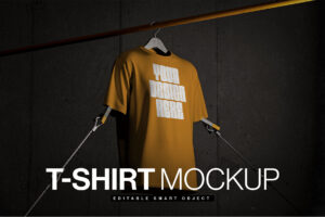 T Shirt Mockup in PSD