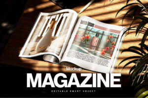 Magazine Mockup in PSD