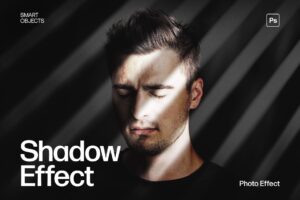 Shadow Photo Effect Template in Photoshop PSD