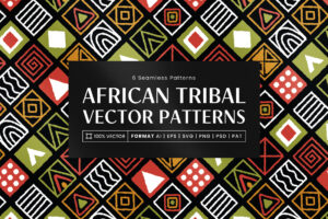 African Patterns in Clipart PNG, Patterns PAT, Photoshop PSD, Illustrator Ai, Vector EPS & SVG