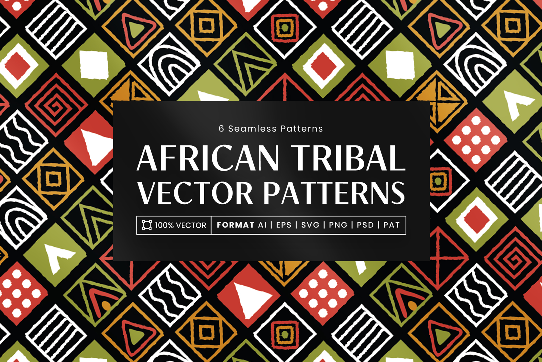 African Patterns in Clipart PNG, Patterns PAT, Photoshop PSD, Illustrator Ai, Vector EPS & SVG